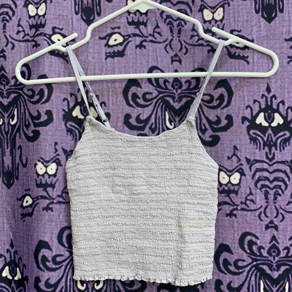 Pacsun fitted cropped tank top